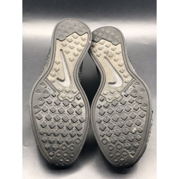 Nike Flyknit Racer Men's Size 10.5 Running Shoes Black 526628-009 - Picture 10 of 13